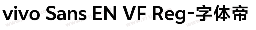 vivo Sans EN VF Reg字体转换